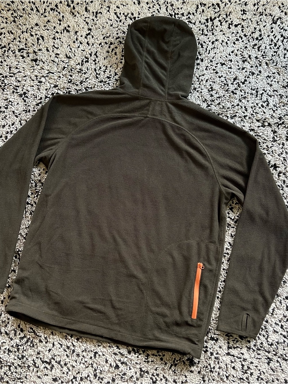 Howler Brothers Hooded Lightweight Waffle Fleece Pullover Dark Green Men’s Large - Picture 14 of 15